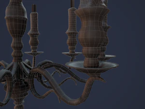 candelabra chandelier 3D Model