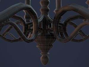 candelabra chandelier 3D Model