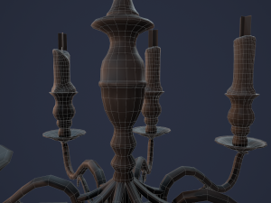candelabra chandelier 3D Model