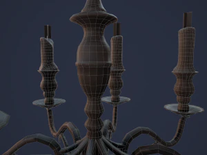 candelabra chandelier 3D Model