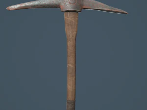 velha picareta enferrujada Modelo 3D