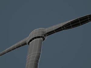 velha picareta enferrujada Modelo 3D