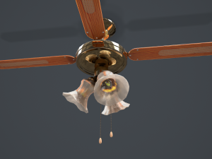 ceiling fan light 3D Model