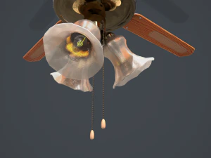 ceiling fan light 3D Model