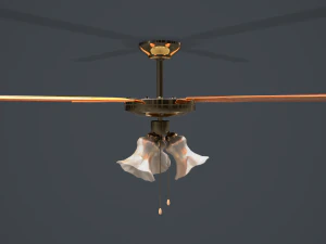 ceiling fan light 3D Model