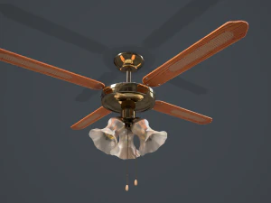 ceiling fan light 3D Model
