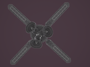 ceiling fan light 3D Model