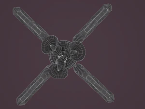 ceiling fan light 3D Model