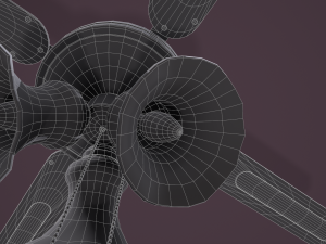 ceiling fan light 3D Model