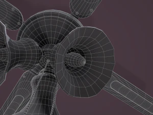 ceiling fan light 3D Model