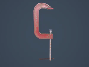 tool wall with 18 tools 3D Model