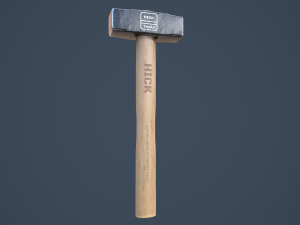 tool wall with 18 tools 3D Модель