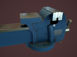 bench vice 3D Модель