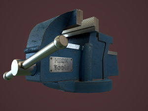 bench vice 3D Модель