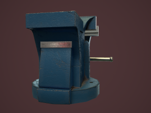 bench vice 3D Модель