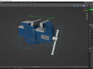 bench vice 3D Model