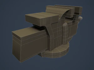 bench vice 3D Model