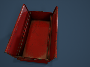 rigged toolbox 3D 模型