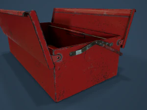 rigged toolbox 3D Model