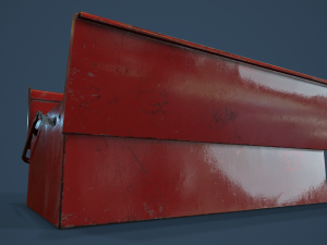 rigged toolbox 3D 模型