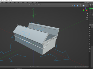 rigged toolbox 3D 模型