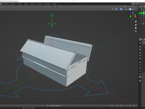 rigged toolbox 3D Model