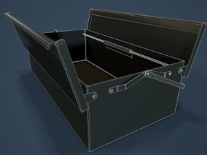 rigged toolbox 3D 模型