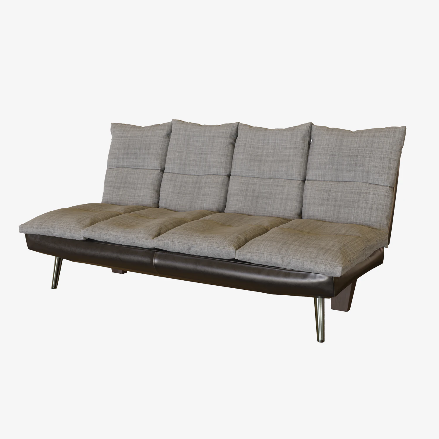 rigged sofa bed 3D Model .c4d .max .obj .3ds .fbx .stl .blend 