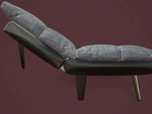 rigged sofa bed 3D Model