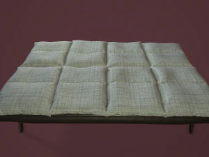 rigged sofa bed 3D Model
