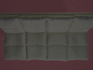 rigged sofa bed 3D Model