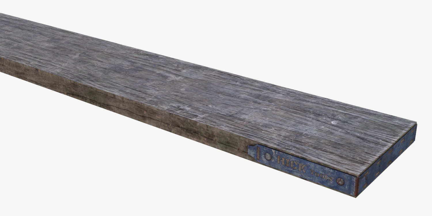 scaffolding board 3D Model .c4d .max .obj .3ds .fbx .stl .blend 