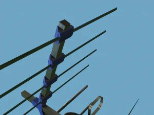 tv aerial 3D Model