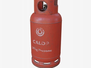 19kg propane calor gas bottle 3D Model