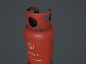 19kg propane calor gas bottle 3Dモデル