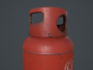 19kg propane calor gas bottle 3Dモデル
