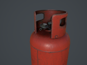 19kg propane calor gas bottle 3Dモデル