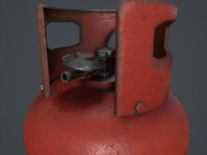19kg propane calor gas bottle 3Dモデル