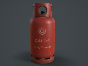 19kg propane calor gas bottle 3Dモデル
