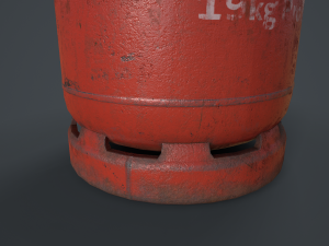 19kg propane calor gas bottle 3Dモデル