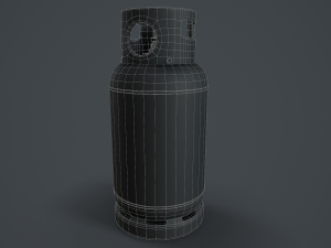 19kg propane calor gas bottle 3Dモデル