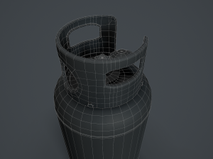 19kg propane calor gas bottle 3Dモデル