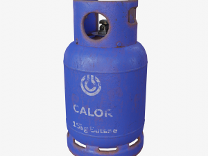 15kg butane calor gas bottle 3D Model