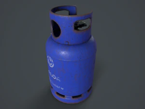 15kg butane calor gas bottle 3D Model