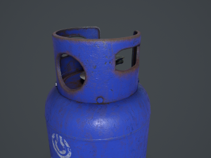 15kg butane calor gas bottle 3Dモデル