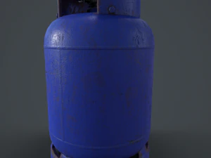 15kg butane calor gas bottle 3D Model