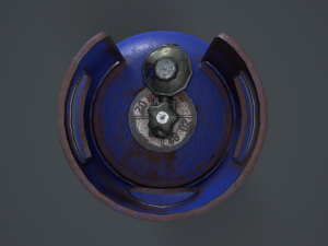 15kg butane calor gas bottle 3Dモデル