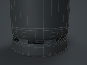 15kg butane calor gas bottle 3Dモデル
