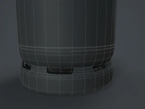 15kg butane calor gas bottle 3D Model