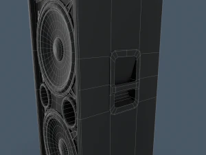 pa speaker 3D Model